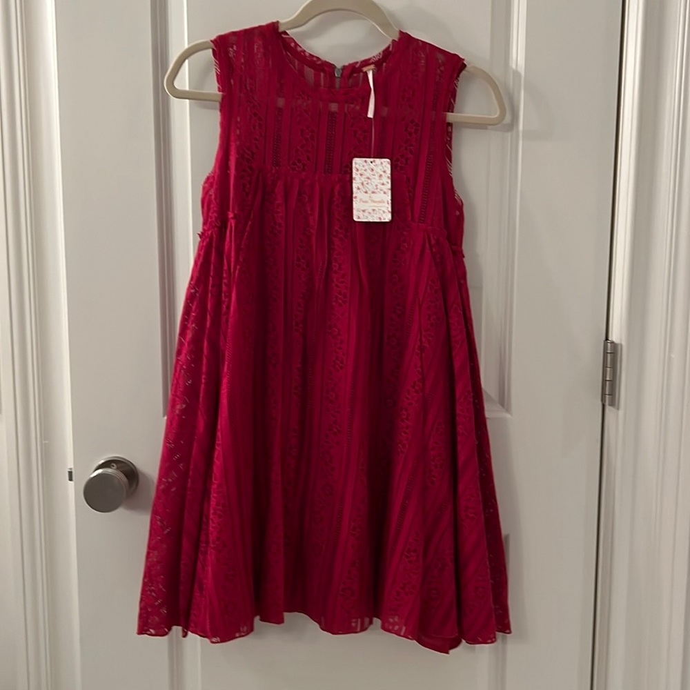 Free People Ruby Red Dress